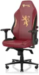 Secretlab Titan Evo House Lannister Gaming Chair - Reclining - Ergonomic & Comfortable Computer Chair with 4D Armrests - Magnetic Head Pillow & 4-Way Lumbar Support - Red/Gold - Leatherette