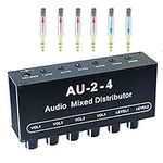 1/8" aux Input Mixing 2 in 4 Channe