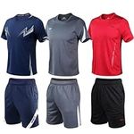 6PCS Gym Clothes Workout Shorts and