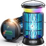 Solar Bug Zapper Outdoor, 4200V Eff