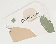 Thank You for Your Purchase Business Cards, Large Size 4 x 6, Pack of 100, Elegant and Professional Design, Recommended for Online Retailers, Small Business Owners and Local Stores