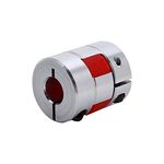 1PC Plum Coupling Shaft Coupler Flexible Clamp Plum Shaped Elastic Coupling Coupler 8×10mm Aluminum Coupling Shaft Connect for Stepper Motor