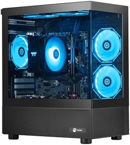 NINGMEI Desktop PC Computer AMD Ryzen 7 5700G 8 core 3.8GHz(up to 4.6GHz), 16GB DDR4 RAM 3200MHz,1TB NVME SSD,Tower Computer with 550W PSU, Windows 11 Home 64-bit for Home and Office.
