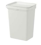 Ikea Polypropylene Plastic Filur Bin With Swing-Lid Bin With Lid, White, 10 L (3 Gallon)