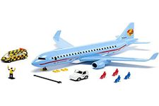 siku 5402, Airliner with accessories, Plastic, Light Blue, Multifunctional, Can be combined with siku models of the same scale