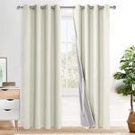 XWZO 100% Blackout Window Curtains 