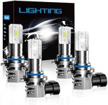 RCJ 9005/HB3 9006/HB4 Bulbs Combo, 