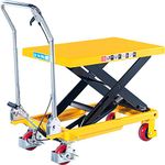 Loadsurfer 300kg Mobile Scissor Lift Hydraulic Lifting Platform Table Trolley Cart Truck