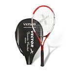 Vector X VXT-520 Strung Tennis Racquet/Rackets (27-inch, 3/4 Cover)