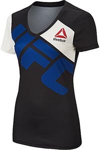 Reebok Women's Combat UFC Brock Lesnar Slim Fit Training Jersey - White/Red