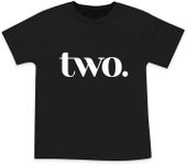 Wild and Happy 2 Year Old Birthday Shirt 2nd Bday Party T-Shirt Toddler Boy Outfit Number Two 3T Black