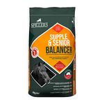 SPILLERS Supple & Senior Balancer Horse Feed, 15KG - Horse Feed to Provide a Balanced Diet for Horses and Ponies with Added Joint Support - Contains Biotin, No Added Iron - Supports Hoof Health