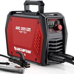 ARCCAPTAIN iControl ARC205 Pro Stick Welder, [APP Control] 205Amp ARC/Lift TIG Welding Machine, Large LED Display, IGBT Inverter 110V/220V MMA Welder with Hot Start, Arc force, and Anti-Stick