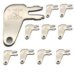 5P8500 Cat Keys, 10 Pack Ignition Keys for Caterpillar Heavy Equipment (8H5306)