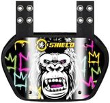 O Shield Gorilla Football Back Plate, Adjustable Protective Backplate Football, High Impact Resistant Sports Equipment Accessories, Youth