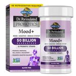 Garden of Life Probiotic and Mood Supplement - Dr. Formulated Mood+ for Digestive and Gut Health, Shelf Stable, 60 Capsules