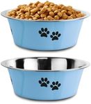 Stainless Steel Dog Bowls, Nonslip 