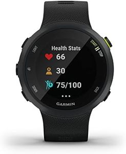 Garmin Forerunner 45, 42mm Easy-to-Use GPS Running Watch with Coach Free Training Plan Support, Black