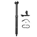 EXA Form 900i 30.9mm/31.6mm Remote Control Dropper Post with 1x Lever kit and Cable in Housing, 100mm/120mm Travel Dropper Seatpost-30.9mm X 395mm