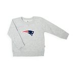 Gertex NFL Grey French Terry Baby Crewneck (12-18M) - New England Patriots