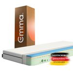 Emma One Foam Mattress, 140 x 200 cm, Hard lying Feel, Ergonomic 7-Zone Mattress, Breathable, Oeko-Tex Certified, Developed in Germany