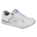 DEK KITTY Ladies Womens Lace Up Bowling Shoes/Trainers White/Grey UK 4