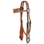 royal king Texas Star browband Headstall med Oil