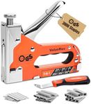 ValueMax Staple Gun 3 in 1, Heavy Duty Stapler with 3000 Staples (Type 140/28/8) & Remover, TÜV GS Tested Professional Tackers, Adjustable Force Upholstery Staple Gun for Decoration, Carpentry, DIY
