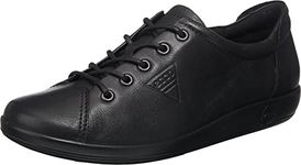 ECCO Soft 2.0, Casual Shoes Women’s, Black (With Black Sole 56723), 4.5 UK EU