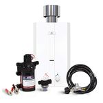 Eccotemp L10 Portable Water Heater w/ EccoFlo Diaphragm 12V Pump and Strainer