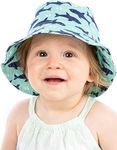 Funky Junque Bucket Hat for Women Men Kids Toddler Baby Family Matching Outdoor Boonie Cap Hat, Sharks - Navy - Infant (Xs/S), X-Small-Small