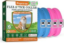 Puyrzoe Flea Collar for Cats 4 Pack