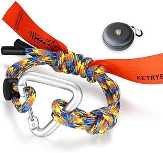 ketryep Paracord Bracelets Rope Bracelet for Men and Women, the Perfect Accessory Match for Lovers of Hiking, Camping, Fishing and Hunting! (1-Sunset.Neon)
