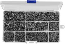 HETH 2000pcs Fishing Worm Hooks Hig