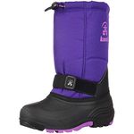 Kamik Girl's ROCKET Boots, Purple/Orchid, 8 M US Toddler