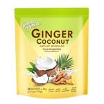 Prince of Peace Ginger Coconut Instant Beverage, 22 Sachets – Instant Hot or Cold Beverage that Soothes Throat – Easy to Brew – Caffeine and Gluten Free – Real Coconut and Fresh Ginger – Rich and