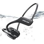 Swimming Headphones Bone Conduction Headphones IPX8 Waterproof Headphones for Swimming，Bluetooth 5.3 Wireless Open Ear Headphones with Built-in 16G Memory for Swimming, Running, Hiking, Cycling