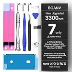 Battery for iPhone 7, Upgraded (2023 New Version) BOANV 3300mAh Ultra High Capacity A1660/A1778/A1779 Battery Replacement with Professional Replacement Tool Kits