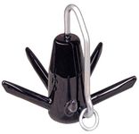Greenfield Products 625-B Marine Black Coated Richter Anchor - 25-Pound Capacity