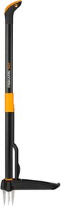 Fiskars Xact Weed Cutter – 1m Stainless Steel, Black/Orange Handle