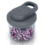 Zyliss Easy Pull Food Chopper and Manual Food Processor - Hand-Held Slicer & Dicer for Fruits & Vegetables - Easy Pull Manual Food Chopper - Cooking Gadgets & Kitchen Essentials - Easy Pull 3.0