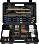 GLORYFIRE Elite Gun Cleaning Kit Universal Gun Cleaner for Shotgun, Pistol, Rifle, All Guns with Lightweight Carrying Case, Reinforced and Lengthened Rods and Steel Wire, High-end Double Head Brushes