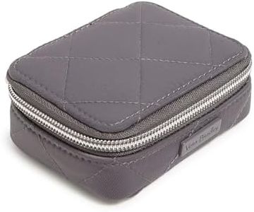 Verabradley Womens Performance Twill Travel Pill Organizer, Shadow Gray, One Size