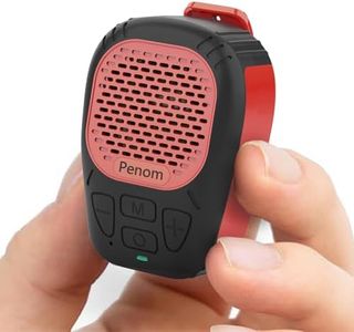 Wearable Bluetooth Speaker, Water-Resistant Portable Speaker Bluetooth (Non-Magnetic) Built in Mic for Hands-Free/Call, Suitable for Indoor & Outdoor Use Update Version (Orange)