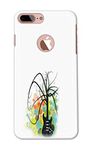 NalamiCases Watercolor Illustration Latest Guitar Hard Printed Designer Case for Apple iPhone 8 Plus (Logo View Case) Back Cover DNL1492