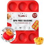 Walfos Silicone Muffin Pan - 12 Cup