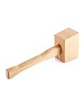 QWORK Wooden Mallet, 9.5" Manual Ic