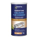 Bostik Colours for Cement, For Concrete, Mortar, Render and Screeds, Available in 5 Intermixable Colours, For Interior and Exterior Use, Colour: Buff, Size: 1kg