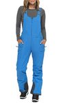 Arctix Women's Essential Insulated Bib Overalls, Marina Blue, Medium (8-10) Short