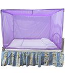 Divayanshi Purple Mosquito Net for Single Bed/Double Bed, 3x6.5 Insect Protection Net